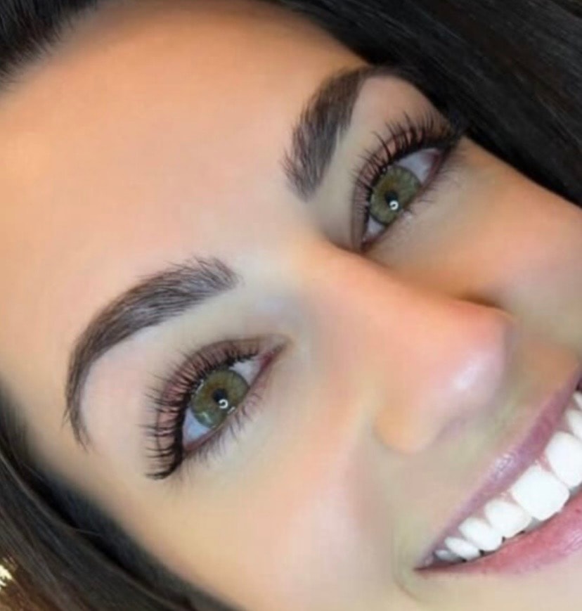 Lash extensions portrait