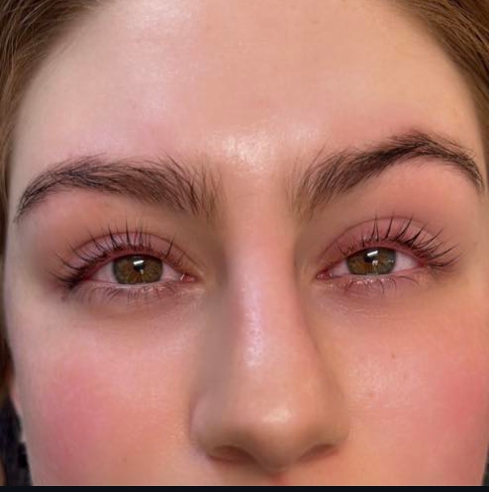 Lash lift and tint result 5