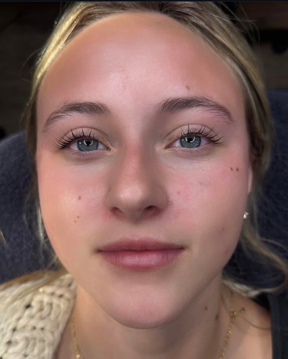 Lash lift and tint result 7