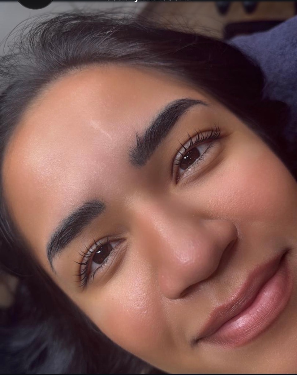 Lash lift and tint result 8